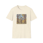 Sheriff Badge Forest Tee — Retro Ranger Woman Holding Star Badge