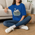 Swan "Effortless" T-Shirt — Serene Swan Graphic Tee
