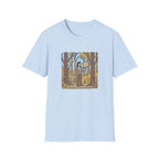 Sheriff Badge Forest Tee — Retro Ranger Woman Holding Star Badge