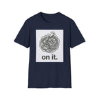 'On It.' Relaxed Scribble Graphic Tee