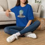Snow Globe T‑Shirt — “It’s calm in here.” Cozy Winter Graphic Tee