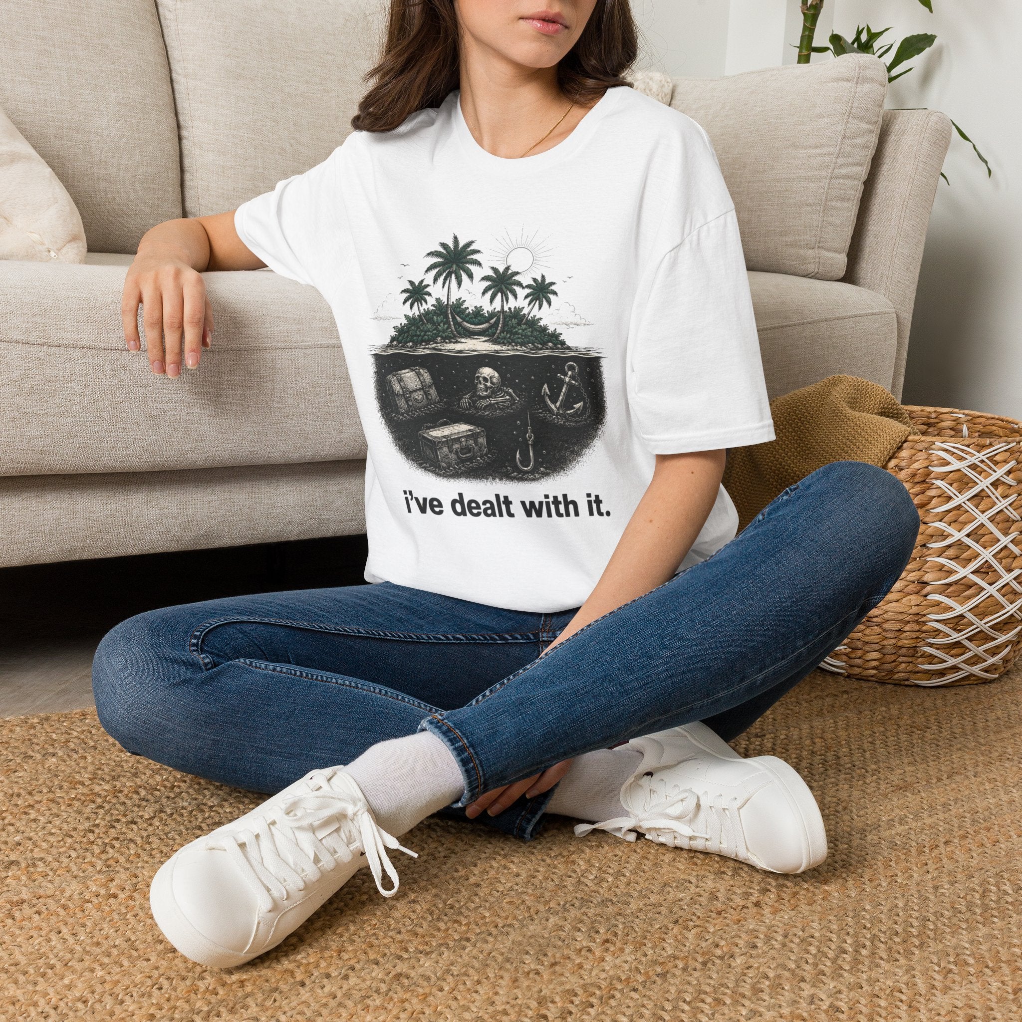 T-Shirt — 'I've Dealt With It' Skull Island Graphic Tee