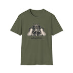 Adaptive Deer T‑Shirt — Vintage Stag Headlights Graphic Tee