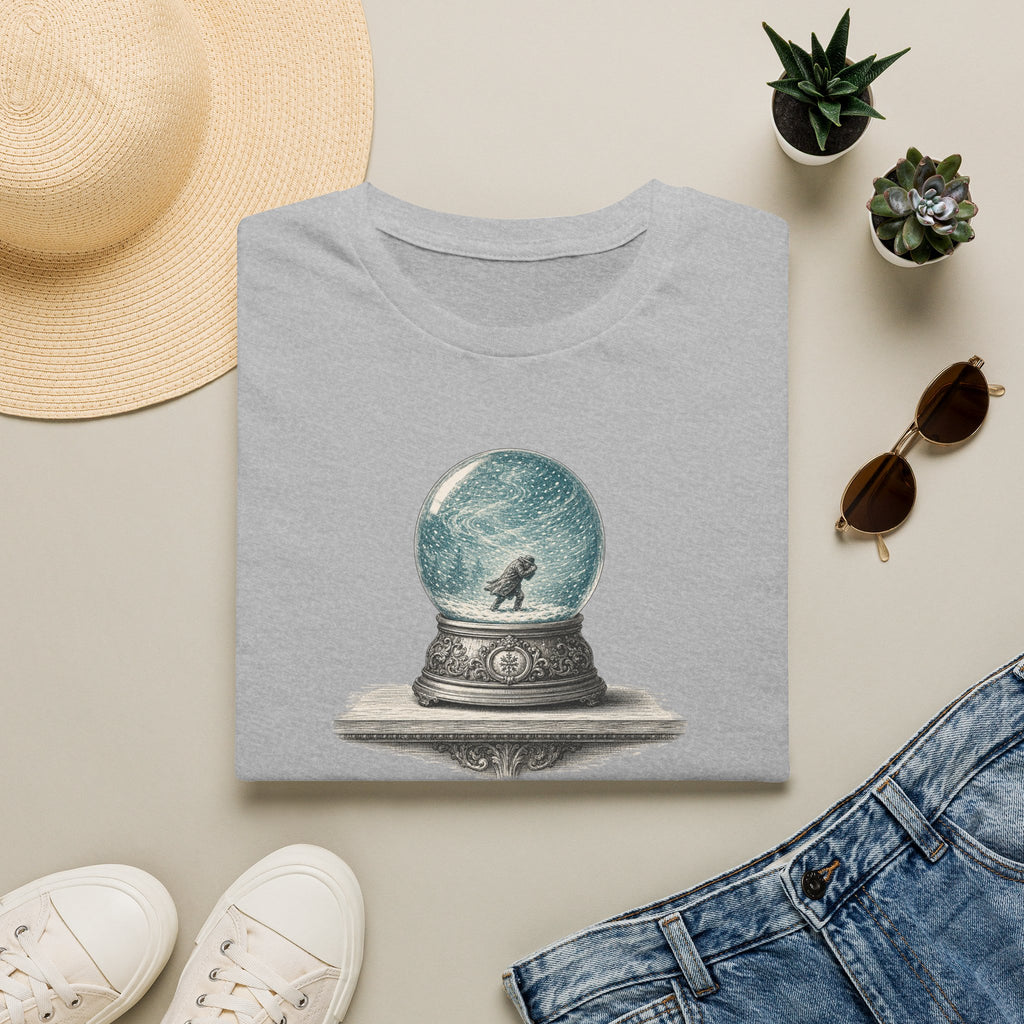 Snow Globe T‑Shirt — “It’s calm in here.” Cozy Winter Graphic Tee