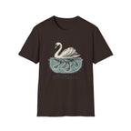 Swan "Effortless" T-Shirt — Serene Swan Graphic Tee
