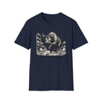 Bull Mushroom Graphic Tee — "I've Really Mellowed." Funny Surreal Illustration T-Shirt