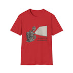 Retro Film Projector T-Shirt — 'Projecting Confidently' Vintage Cinema Tee