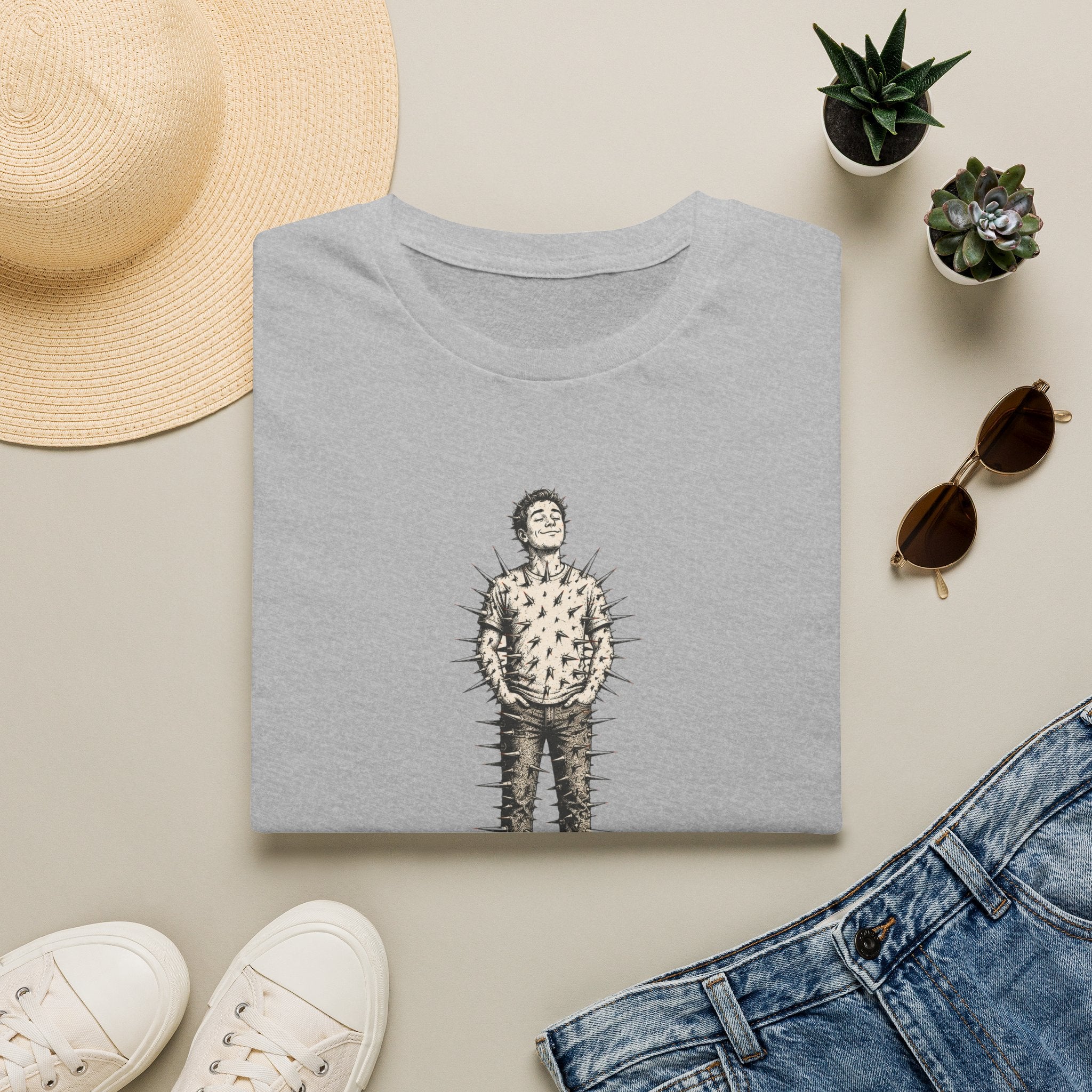 “Open to Feedback” Cactus-Person Graphic Tee
