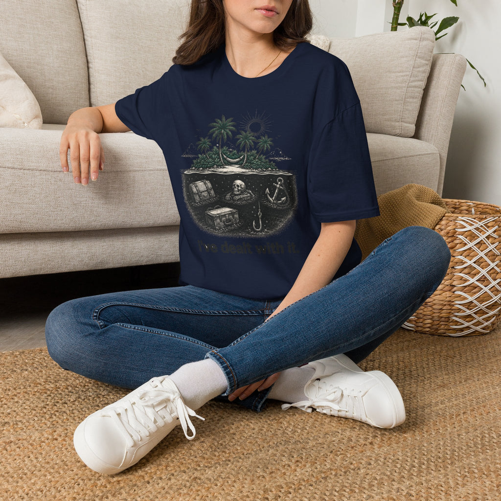 T-Shirt — 'I've Dealt With It' Skull Island Graphic Tee
