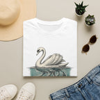 Swan "Effortless" T-Shirt — Serene Swan Graphic Tee
