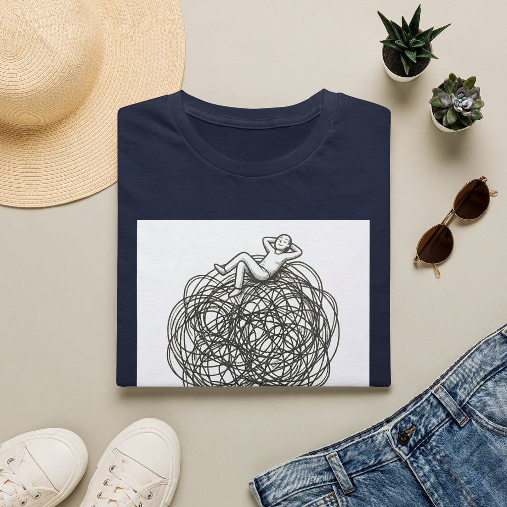 'On It.' Relaxed Scribble Graphic Tee