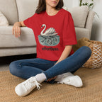 Swan "Effortless" T-Shirt — Serene Swan Graphic Tee