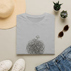 Minimal 'On It' Scribble Illustration Tee (Relaxed, Relatable Humor)