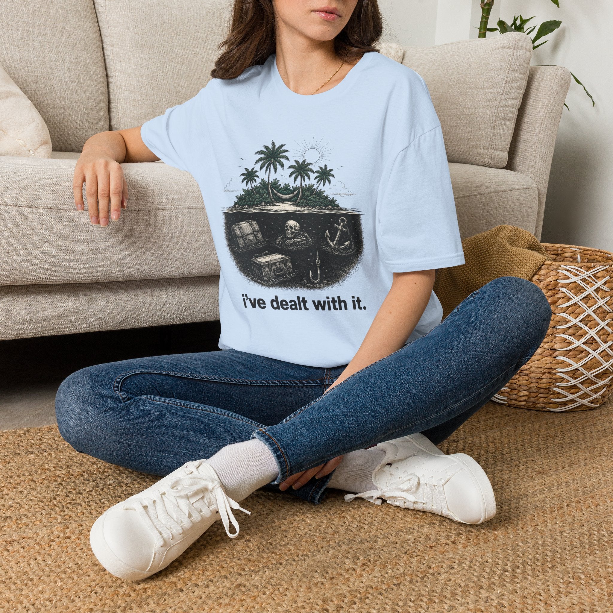 T-Shirt — 'I've Dealt With It' Skull Island Graphic Tee