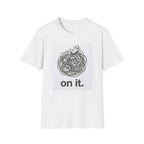 'On It.' Relaxed Scribble Graphic Tee