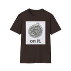 'On It.' Relaxed Scribble Graphic Tee