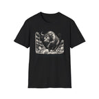 Bull Mushroom Graphic Tee — "I've Really Mellowed." Funny Surreal Illustration T-Shirt