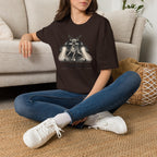 Adaptive Deer T‑Shirt — Vintage Stag Headlights Graphic Tee
