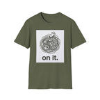 'On It.' Relaxed Scribble Graphic Tee