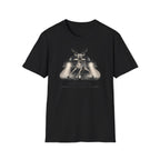 Adaptive Deer T‑Shirt — Vintage Stag Headlights Graphic Tee