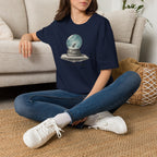 Snow Globe T‑Shirt — “It’s calm in here.” Cozy Winter Graphic Tee