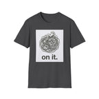 'On It.' Relaxed Scribble Graphic Tee