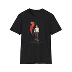 T-Shirt — I Need Help Graphic Tee with Red Smoke Illustration