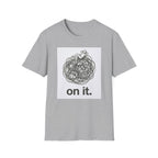 'On It.' Relaxed Scribble Graphic Tee
