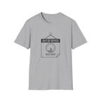 Out of Office T-Shirt — Funny Vacation Tee with Clock Graphic (Back Never)