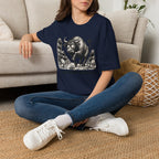 Bull Mushroom Graphic Tee — "I've Really Mellowed." Funny Surreal Illustration T-Shirt