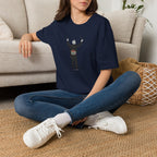 Conductor T-Shirt — Maestro with Floral Heartbeat Design