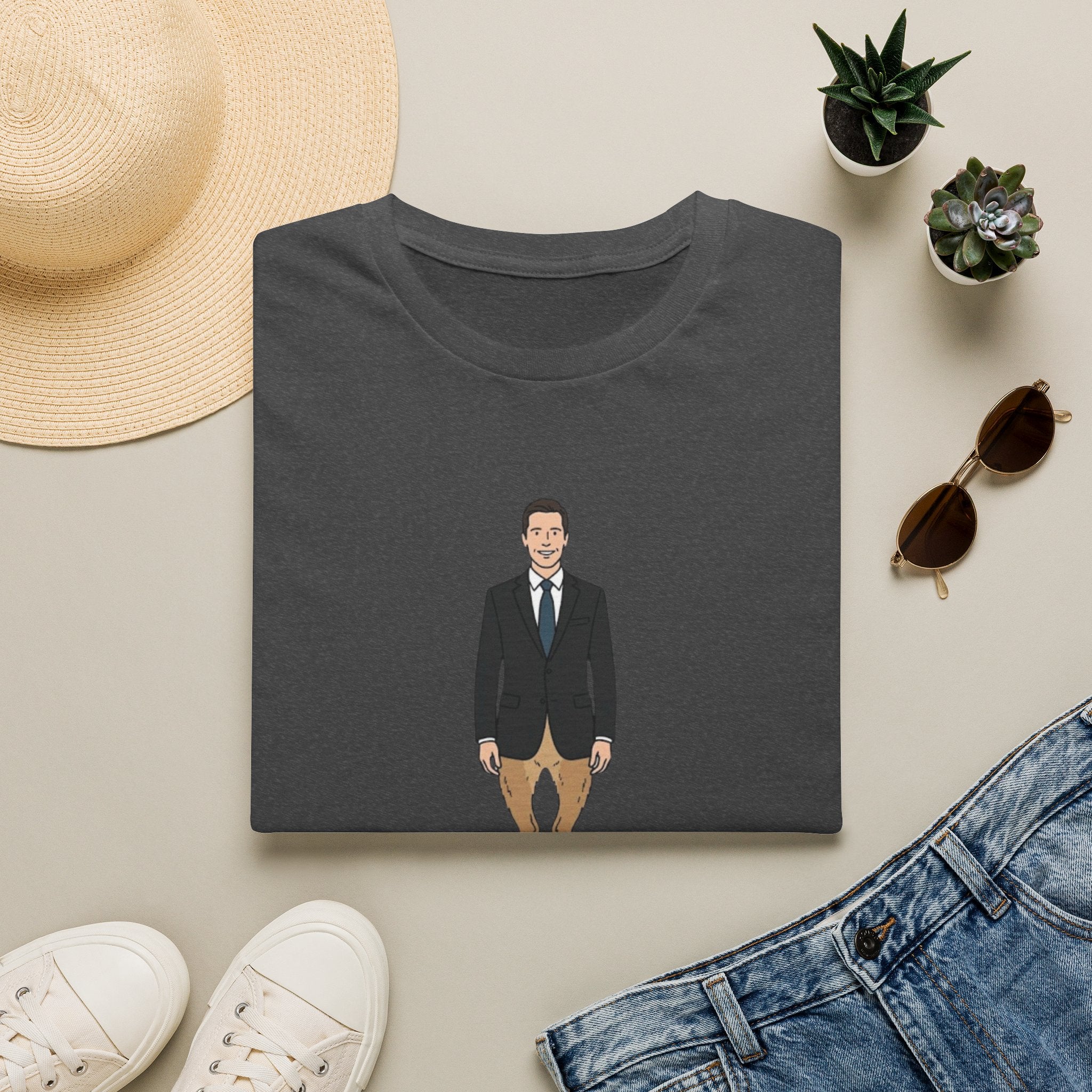 Copy of Adaptive Deer T‑Shirt — Vintage Stag Headlights Graphic Tee