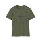 Out of Office T-Shirt — Funny Vacation Tee with Clock Graphic (Back Never)