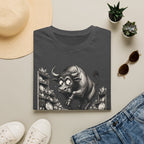 Bull Mushroom Graphic Tee — "I've Really Mellowed." Funny Surreal Illustration T-Shirt