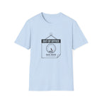 Out of Office T-Shirt — Funny Vacation Tee with Clock Graphic (Back Never)