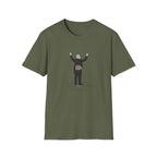 Conductor T-Shirt — Maestro with Floral Heartbeat Design