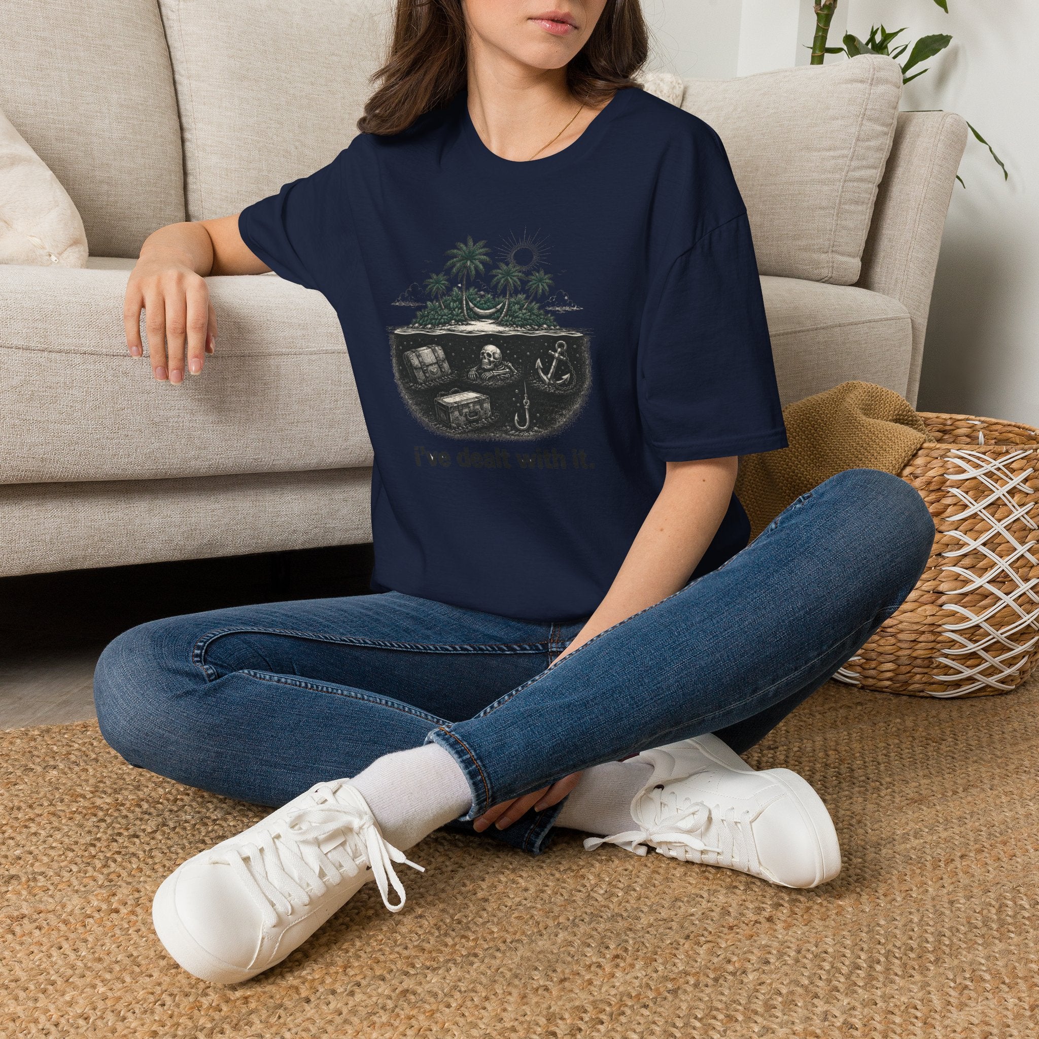 T-Shirt — 'I've Dealt With It' Skull Island Graphic Tee