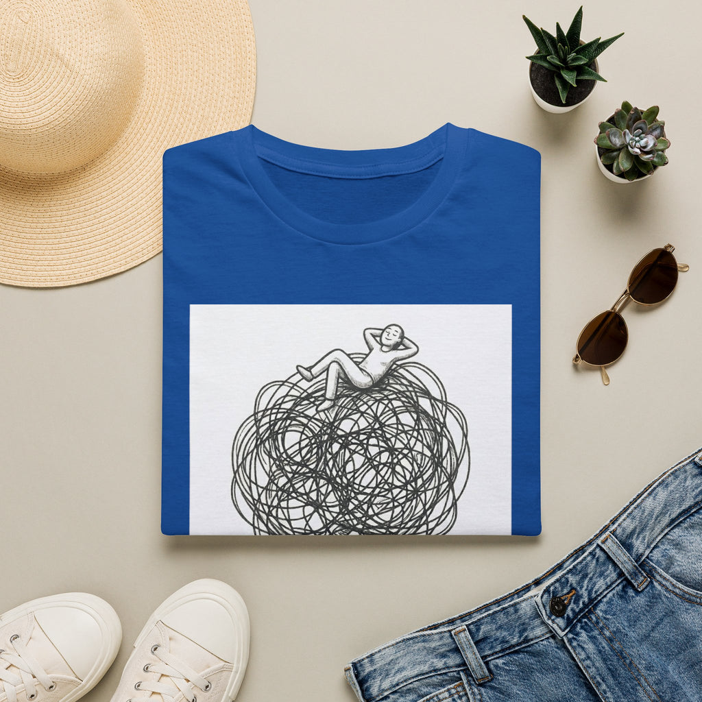 'On It.' Relaxed Scribble Graphic Tee