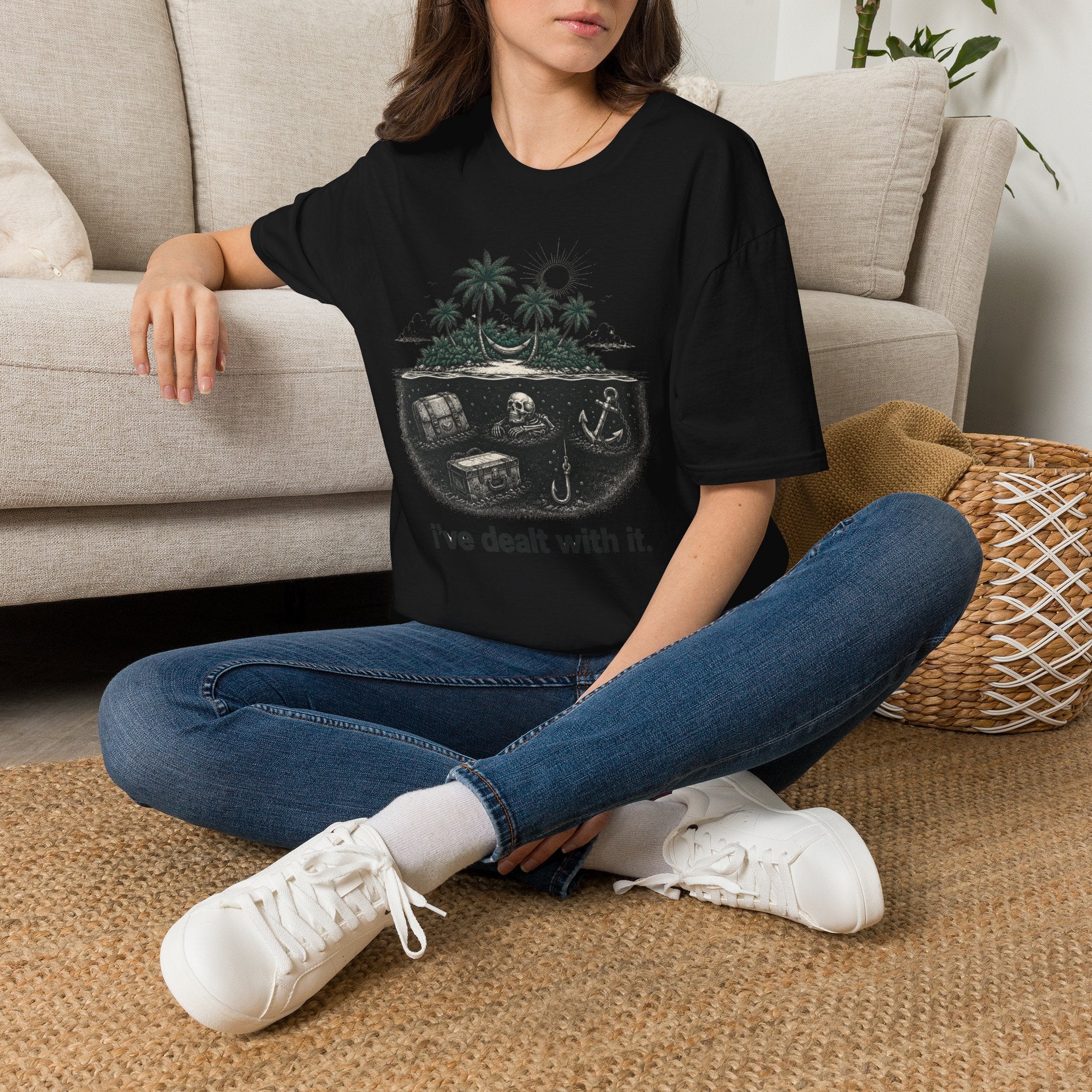 T-Shirt — 'I've Dealt With It' Skull Island Graphic Tee