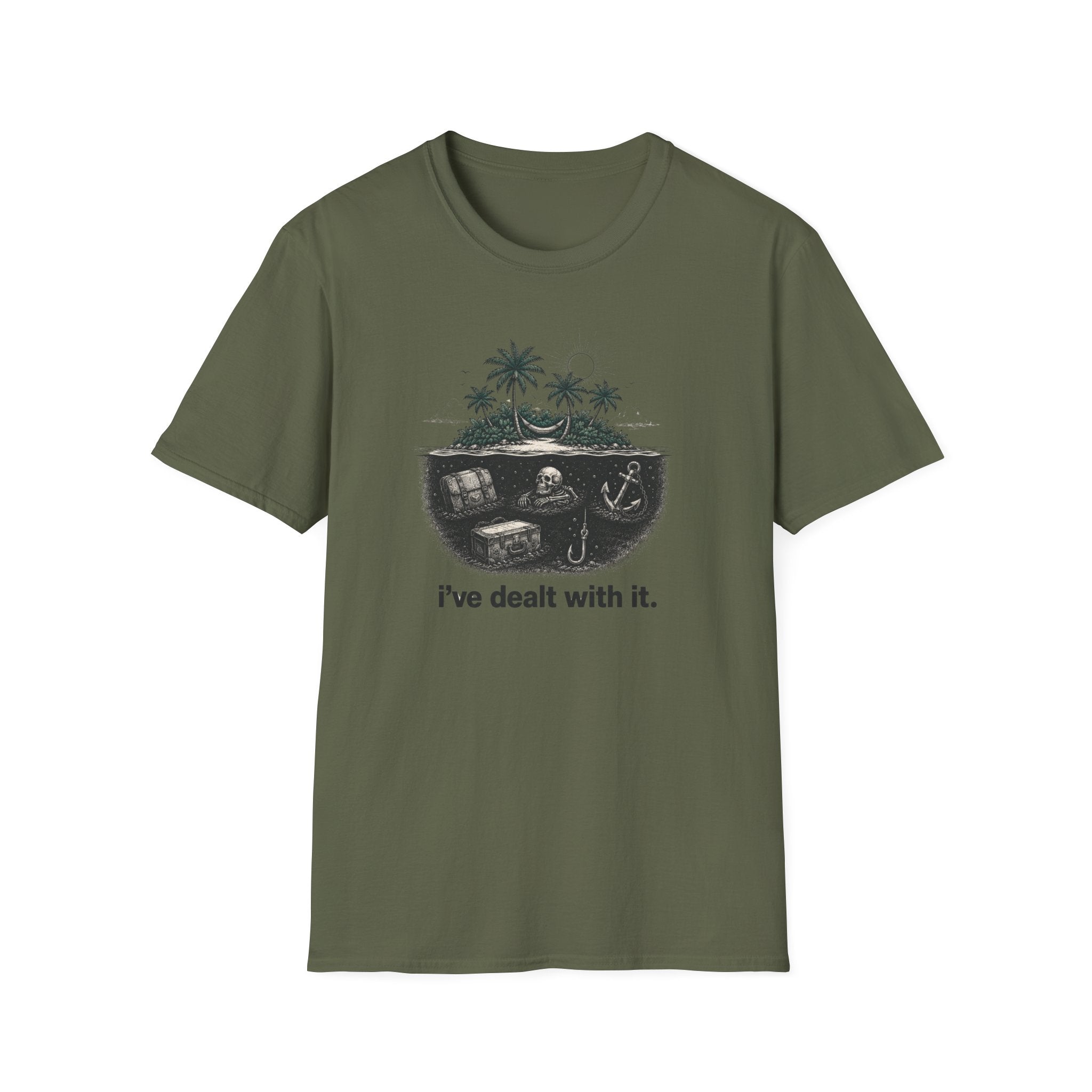 T-Shirt — 'I've Dealt With It' Skull Island Graphic Tee