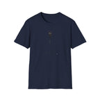 T-Shirt — Minimalist Surreal Figure with Starburst Head Illustration