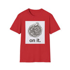 'On It.' Relaxed Scribble Graphic Tee