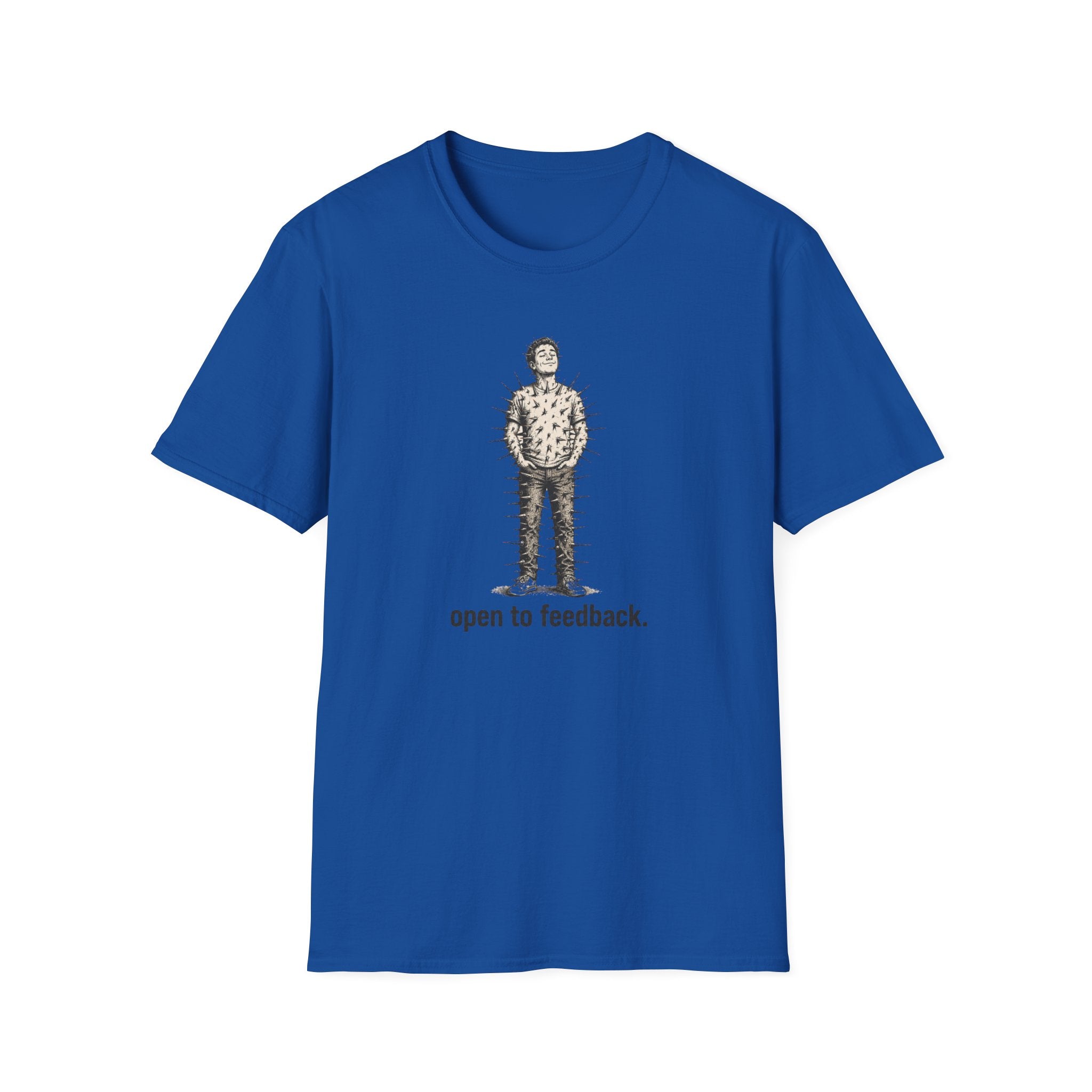 “Open to Feedback” Cactus-Person Graphic Tee