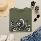Bull Mushroom Graphic Tee — "I've Really Mellowed." Funny Surreal Illustration T-Shirt