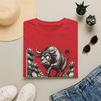 Bull Mushroom Graphic Tee — "I've Really Mellowed." Funny Surreal Illustration T-Shirt