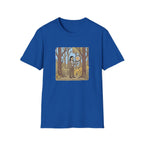Sheriff Badge Forest Tee — Retro Ranger Woman Holding Star Badge