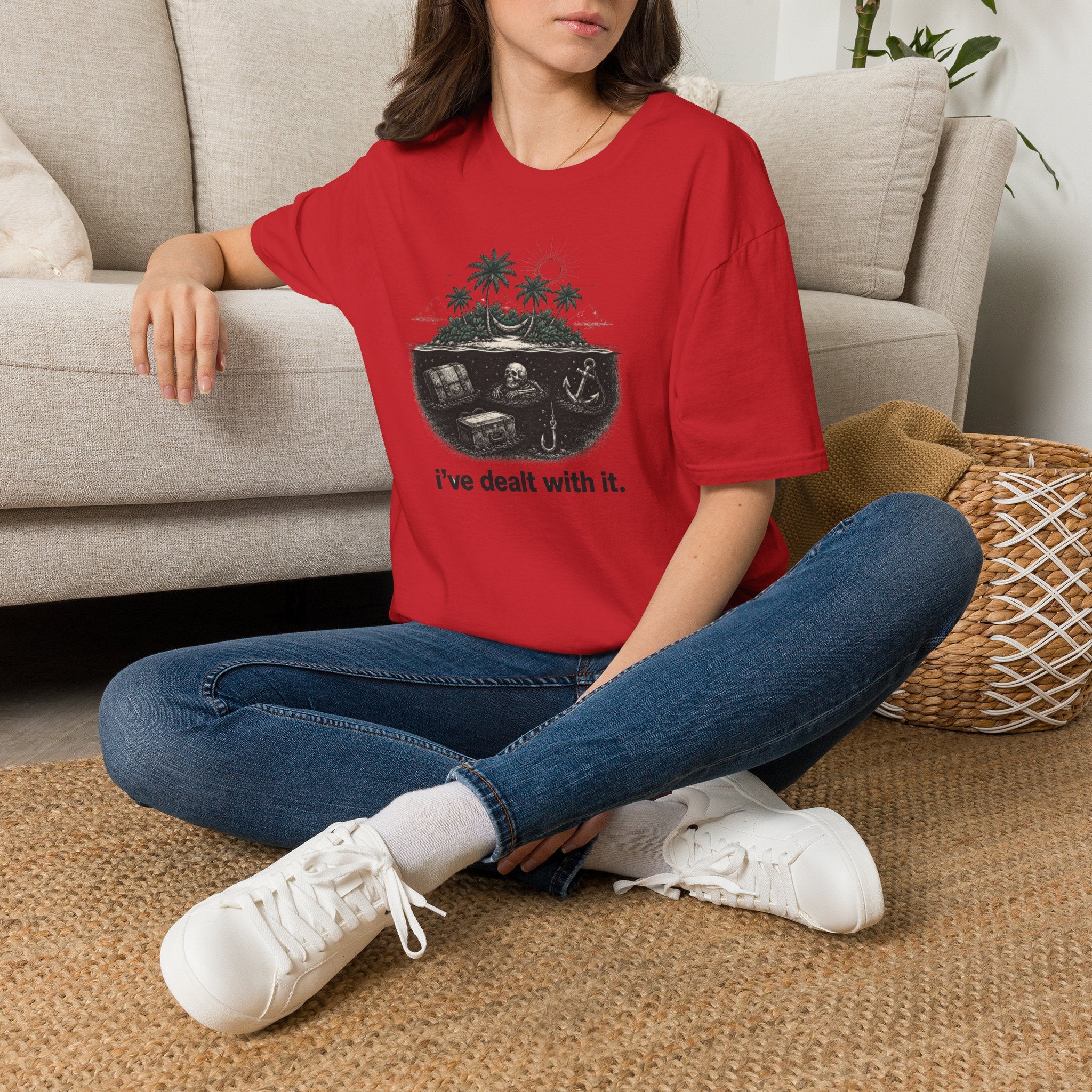 T-Shirt — 'I've Dealt With It' Skull Island Graphic Tee