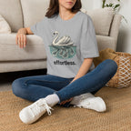 Swan "Effortless" T-Shirt — Serene Swan Graphic Tee