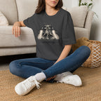 Adaptive Deer T‑Shirt — Vintage Stag Headlights Graphic Tee