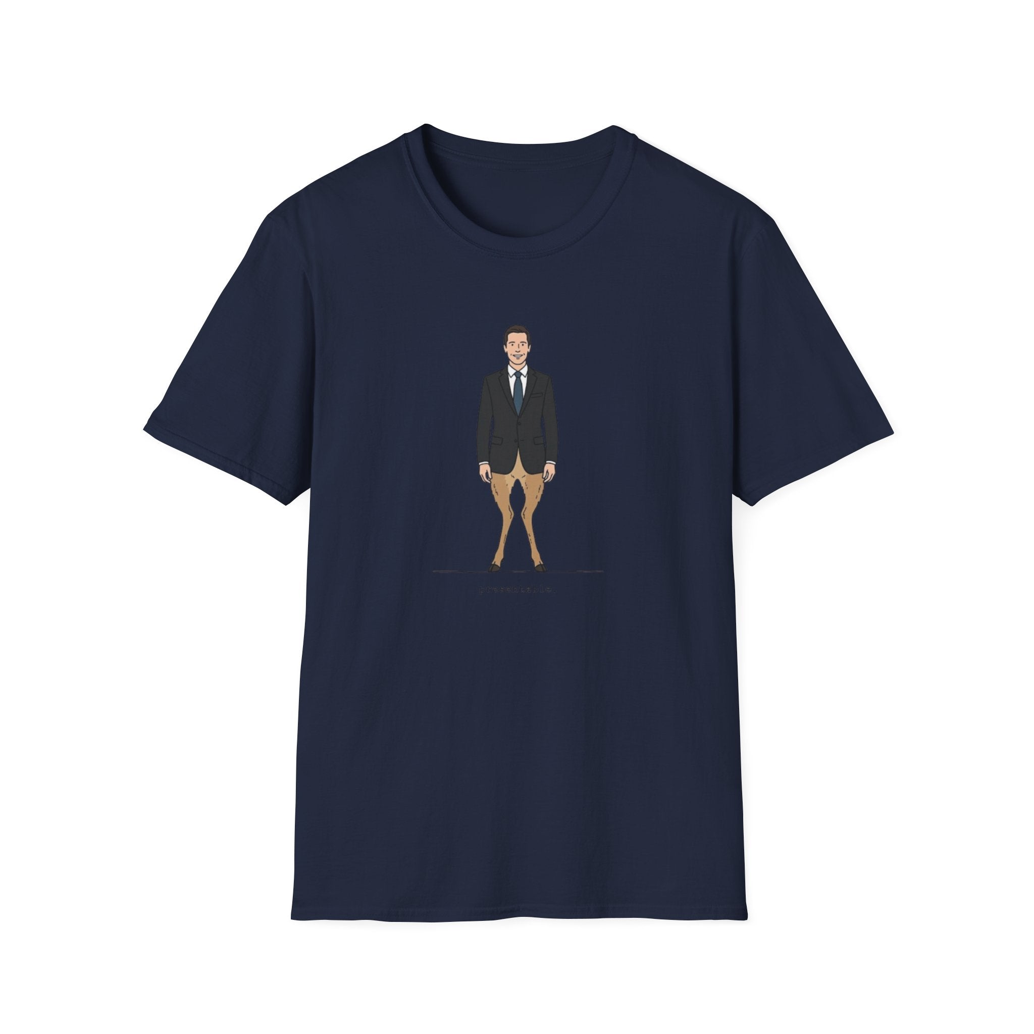 Copy of Adaptive Deer T‑Shirt — Vintage Stag Headlights Graphic Tee